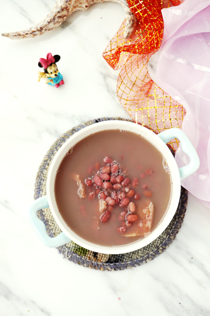 Durian Shell Red Bean Soup recipe