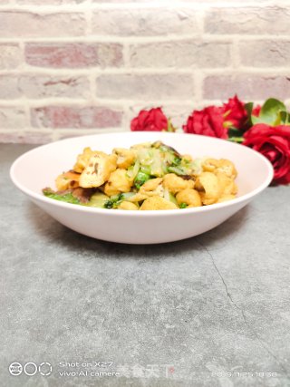 Stir-fried Tofu with Cabbage Root recipe