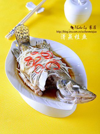 Steamed Mandarin Fish recipe