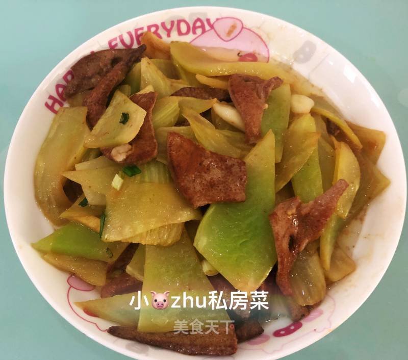 Stir-fried Lettuce Pork Liver