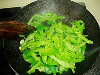 Bitter Gourd and Green Pepper recipe