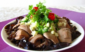 Black Fungus Mixed Kidney Flower recipe