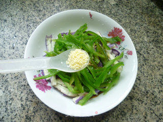 Eggplant with Green Pepper recipe