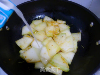 Fried Winter Melon with Bean Paste recipe