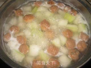 Winter Melon Meatball Soup recipe