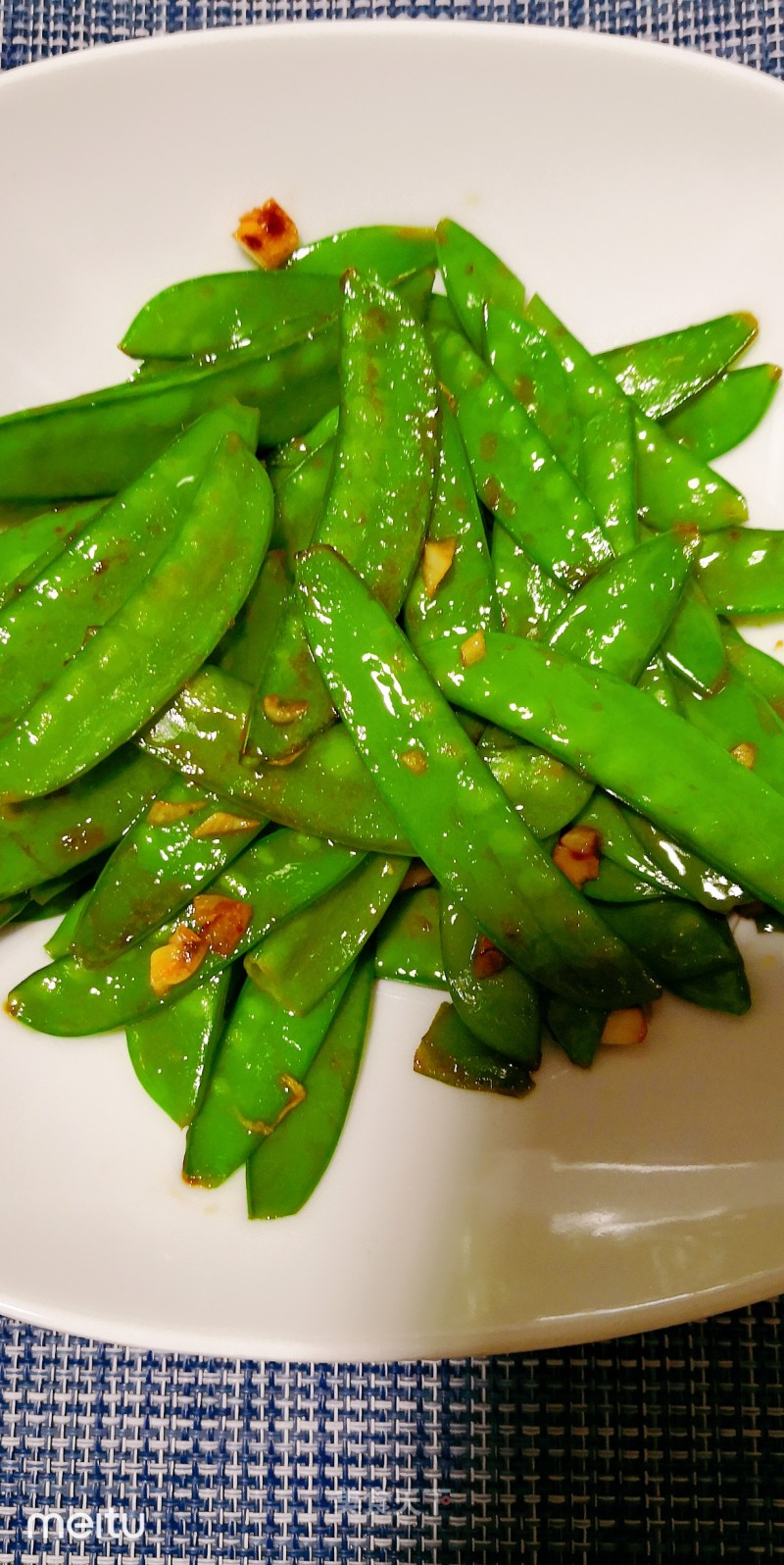 Garlic Snow Peas recipe