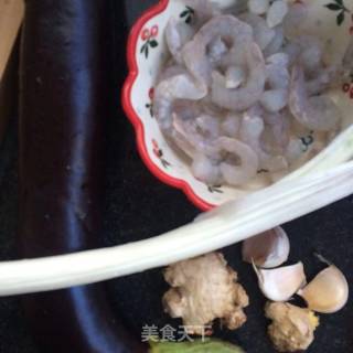 Fried Eggplant with Shrimp recipe