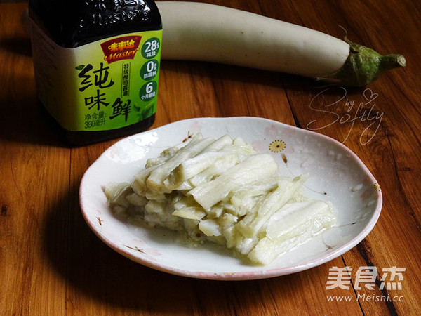 Shredded White Eggplant with Cold Dressing recipe