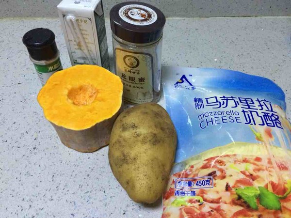 Cheese Pumpkin Mashed Potatoes Double Combination recipe