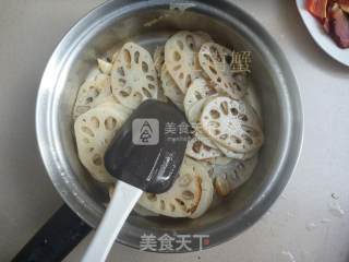 Bacon Lotus Root Slices recipe