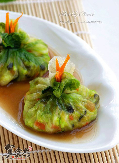 Shrimp and Jasper Lettuce Rice Buns recipe