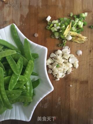 Garlic Snow Peas recipe