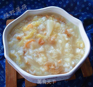 Salted Rice with Sea Rice and Cabbage recipe