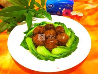 Meat Ball with Soy Sauce recipe