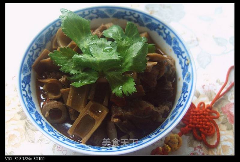 Roast Beef with Bamboo Shoots recipe