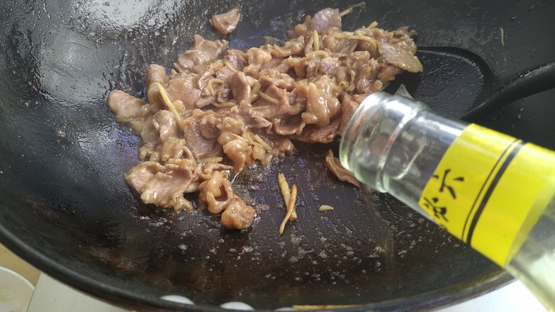 Stir-fried Lamb with Scallions recipe