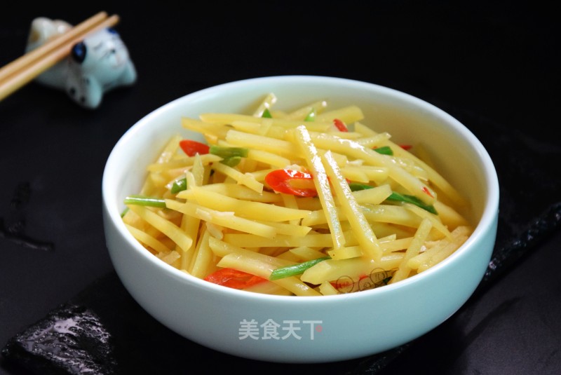 Hot and Sour Potato Shreds recipe