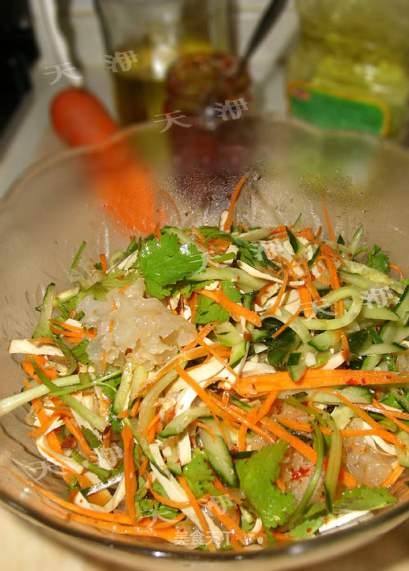 An Indispensable Dish for The Northeast People's Table--【colorful Cold Salad】 recipe