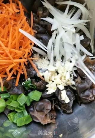 Cold Fungus Mixed Vegetables recipe