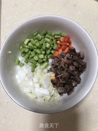 Vegetable Porridge with Bacon and Whole Grains recipe