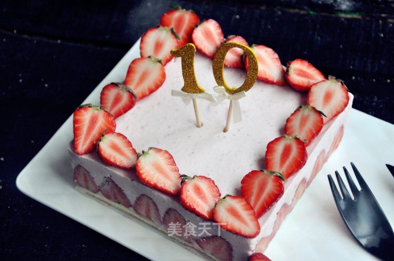 Strawberry Mousse Cake recipe