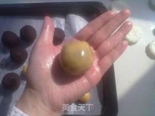 24 Pictures Process Xiangjie ~ ~ Mid-autumn Festival Preheating-[cantonese-style Egg Yolk Bean Paste Moon Cakes] recipe