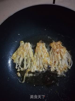 Pan-fried Enoki Mushroom recipe