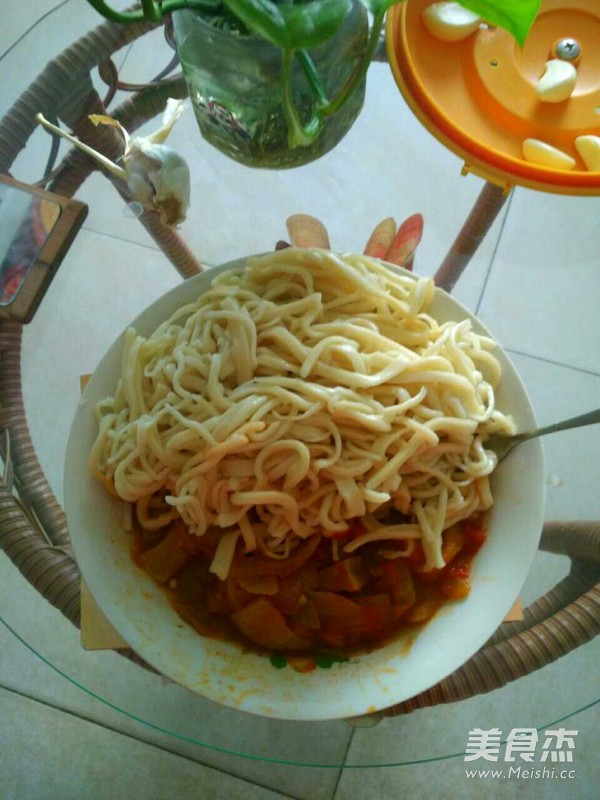 Green Noodles recipe