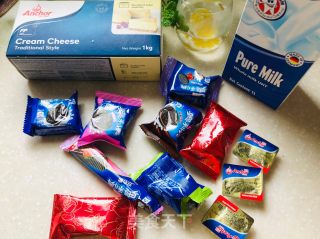 Light Fat Durian Cheese Oreo Cake recipe
