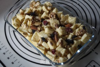 Nutty Cranberry Toast Pudding recipe