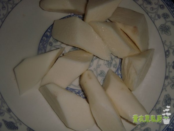 Yam Sour Radish Laoya Soup recipe