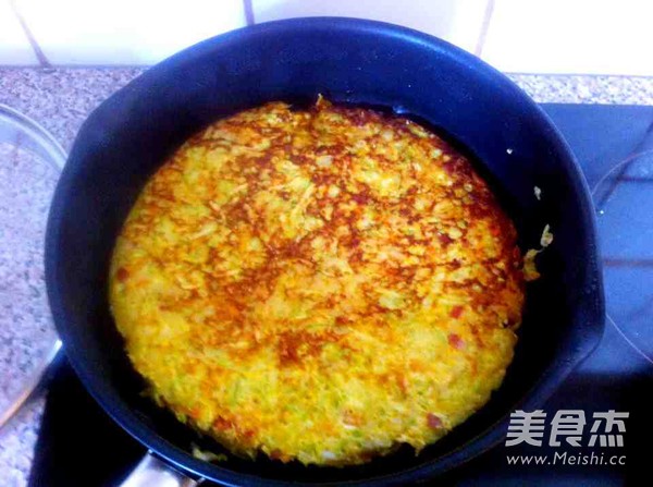 One-year-old Baby Recipe-zucchini Ham Omelette recipe