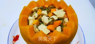 Pumpkin Steamed Chicken recipe