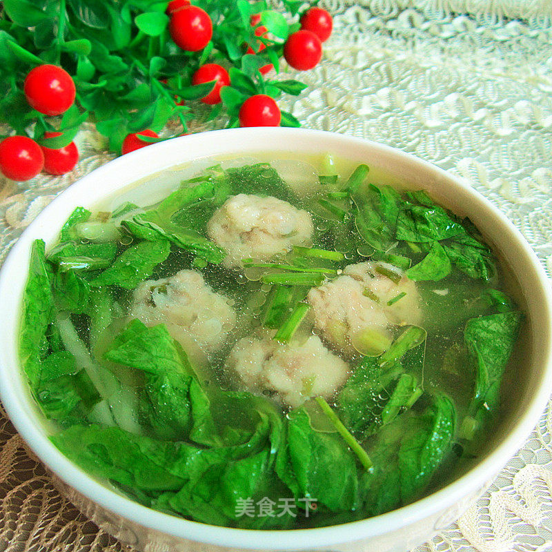 Vegetable Meatball Soup recipe