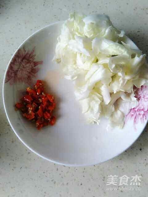 Fried Rice with Chopped Pepper, Cabbage and Egg recipe