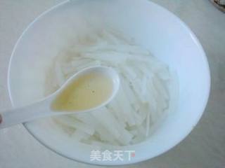 Shredded Radish with Shallot Oil recipe
