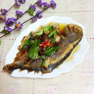 Braised Golden Pomfret recipe