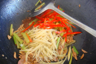 Fried Shredded Pork with Ginger recipe