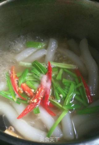 Meatball Soup Rice Cake recipe