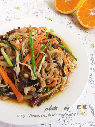 [homemade Version] Fish-flavored Pork Shreds recipe