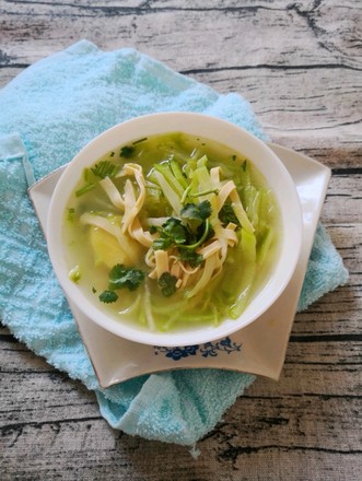 Green Radish and Tofu Soup recipe