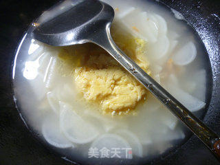Open Foreign Egg Radish Soup recipe