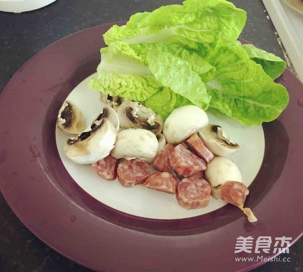 Sausage Claypot Rice recipe