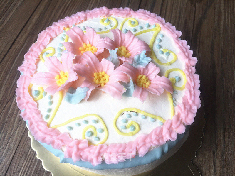 #aca烤明星大赛#lily Cake recipe
