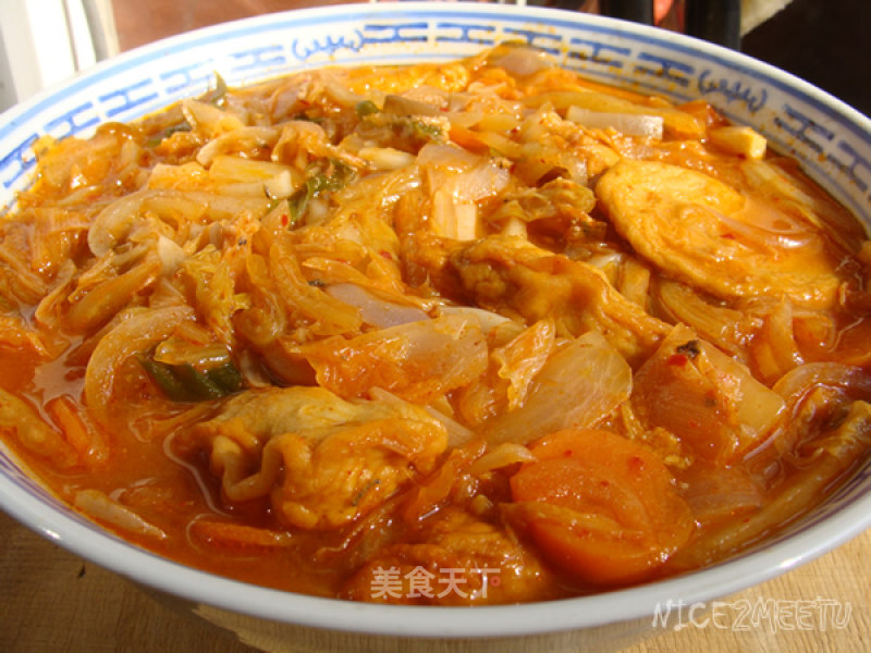 Kimchi Beef Udon Noodles