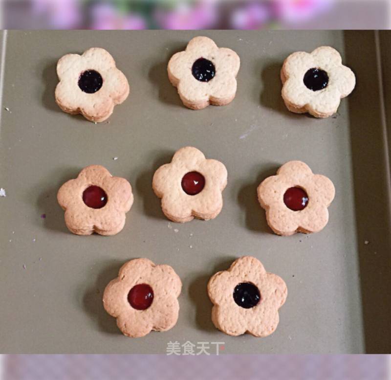 #aca Fourth Session Baking Contest# Making Erotic Biscuits Filled with Flowers recipe