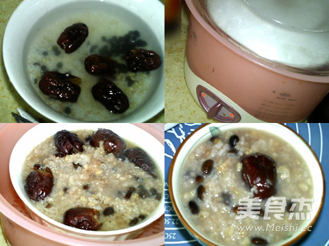 Black Bean and Wheat Porridge recipe