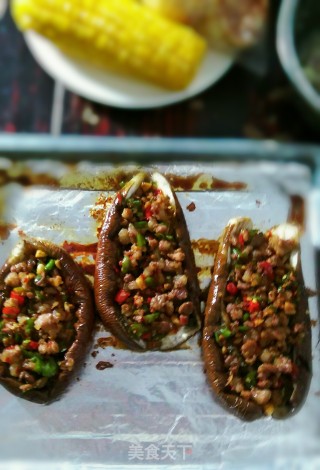 Roasted Eggplant with Minced Meat-oven Dish recipe