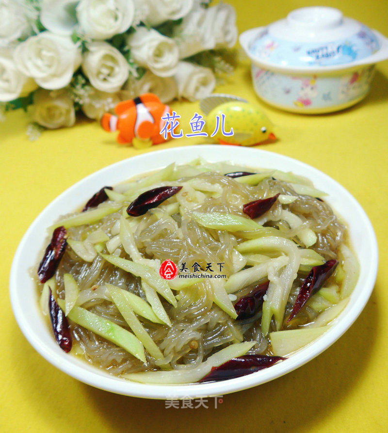 Stir-fried Vermicelli with Night Blossoms recipe