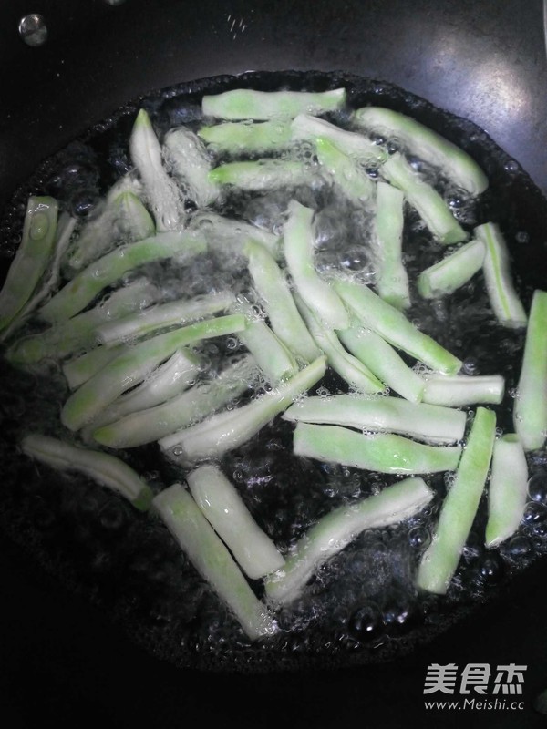 Roasted Green Eggplant with Spicy Beans recipe